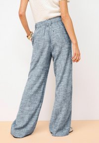 Next BLEND WIDE LEG TALL - Nadrágok - blue