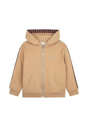 LANVIN, CARDIGAN À CAPUCHE - Sweat zippé - dune