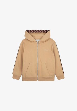 LANVIN, CARDIGAN À CAPUCHE - Sweater met rits - dune