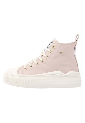 British Knights Dee Kleuter/Tiener hoge sneakers met panterprint bruin