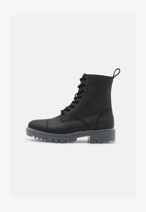 REILY - Botki sznurowane - black