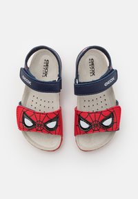 Geox MARVEL SPIDERMAN CHALKI BOY - Sandali - dark navy/red
