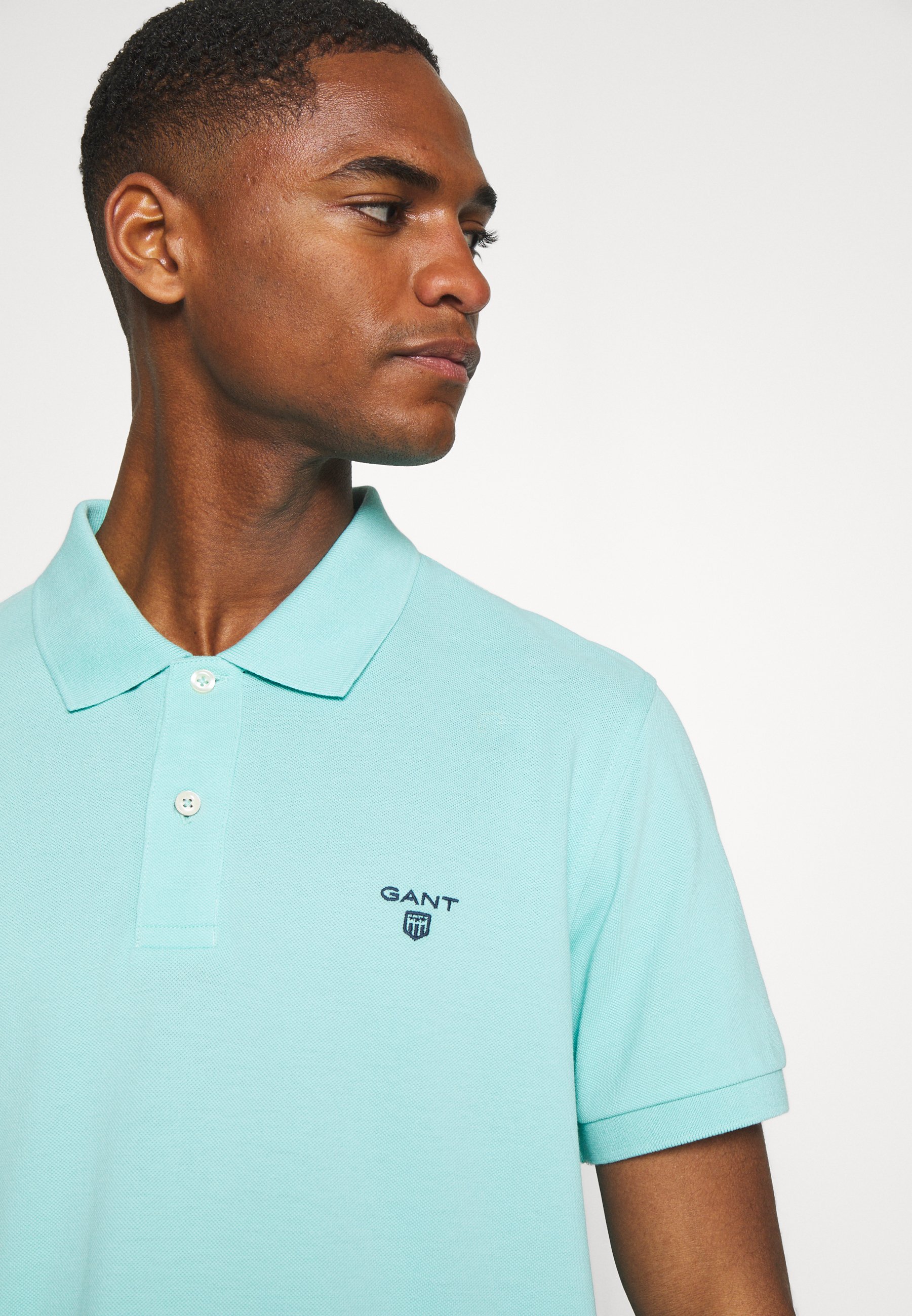 GANT SUMMER RUGGER - Polo shirt - aqua 