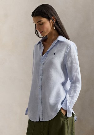 CLASSIC LONG SLEEVE BUTTON FRONT SHIRT - Gombos blúz - oxford blue