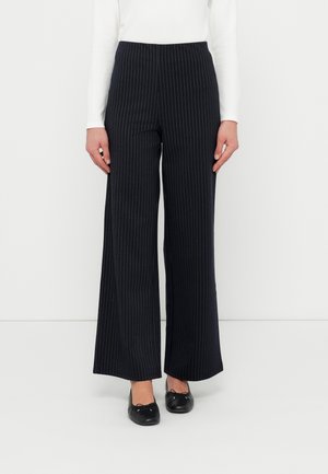 Pieces, Wide-leg PCBIA HW - Панталони - maritime blue