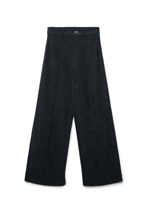 LUNGO TINTA UNITA - Pantaloni - ultrablack