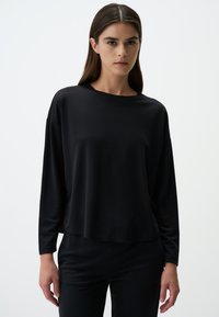 LOOSE FIT CREW NECK - T-shirt à manches longues - black