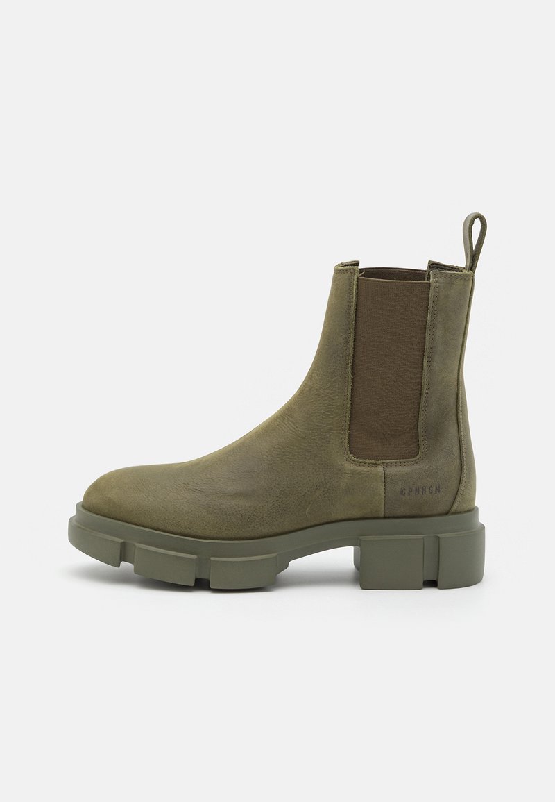 Copenhagen CPH570 - Plateaustiefelette - khaki - Zalando.de 