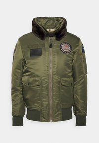 Schott OHARAVINTRS - Overgangsjakke - army kaki