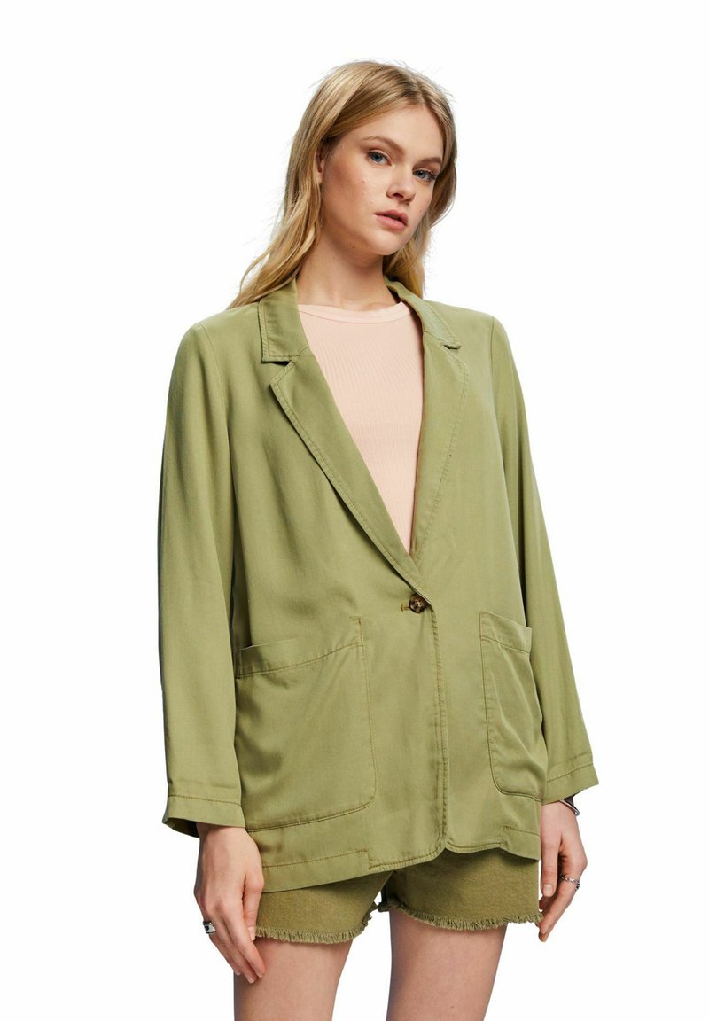 edc by Esprit INDOOR WOVEN Blazer pistachio green/groen Zalando.nl
