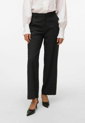 NIEDRIGE TAILLE VMUNNA - Pantalon classique - black