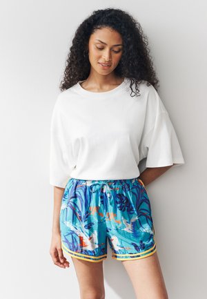 REGULAR FIT - WITH CONTRAST STRIPE - Pantaloni scurți - blue print