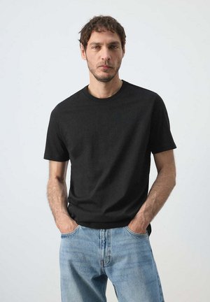 Mango, ADULT - T-Shirt basic - black