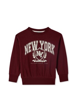 LEGGERA STAMPA SPORT SENZA CAPPUCCIO - Felpa - bordeaux