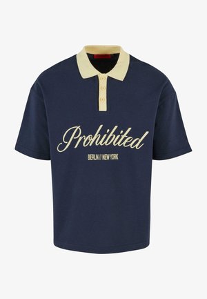 PROHIBITED TYPO UNISEX granatowy