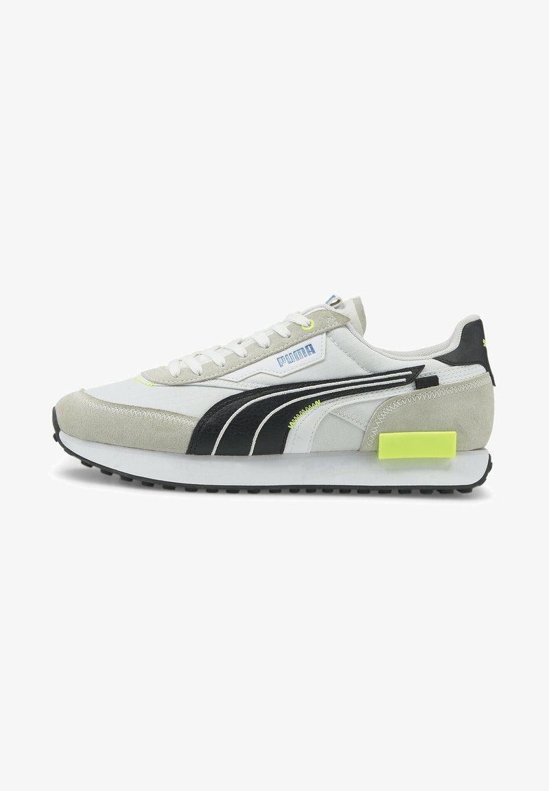 Puma FUTURE RIDER DISPLACED - Sneaker low - white black bluemazing/weiß ...