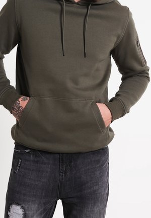 Jersey con capucha - olive