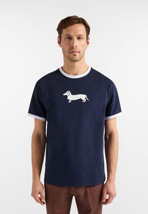 CON LOGO - T-Shirt print - blu scuro