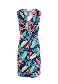 Robe Fourreau Boden Taille 12 - Multicolore à Fleurs - Coton - Occasion Parfait état