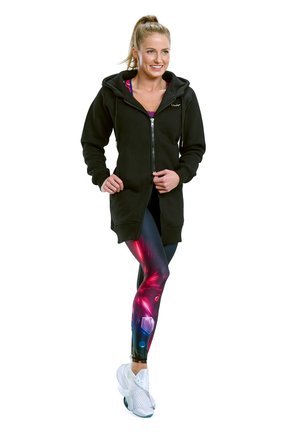 Mikina na zip - black