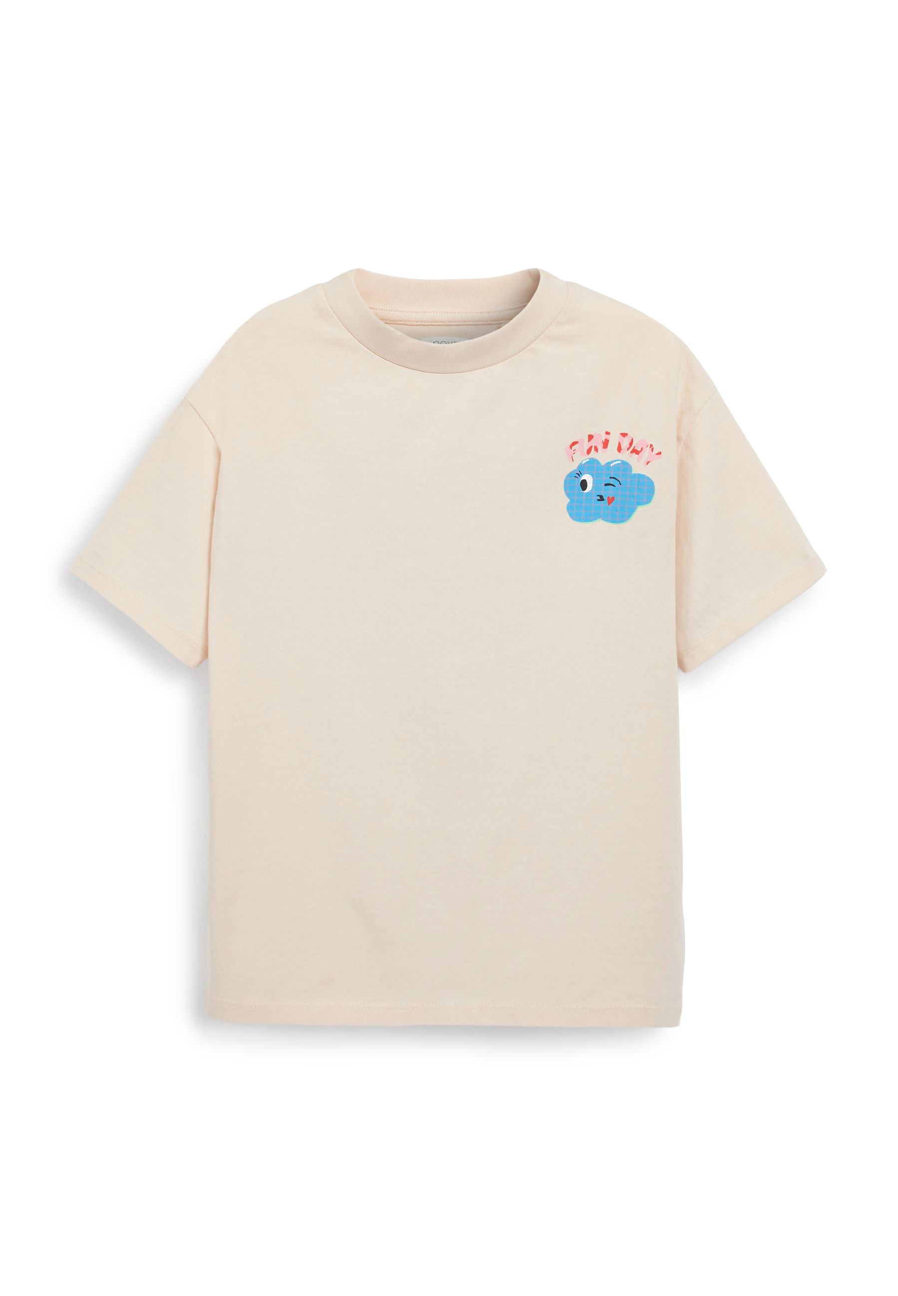 T-shirt print - neutral cream 