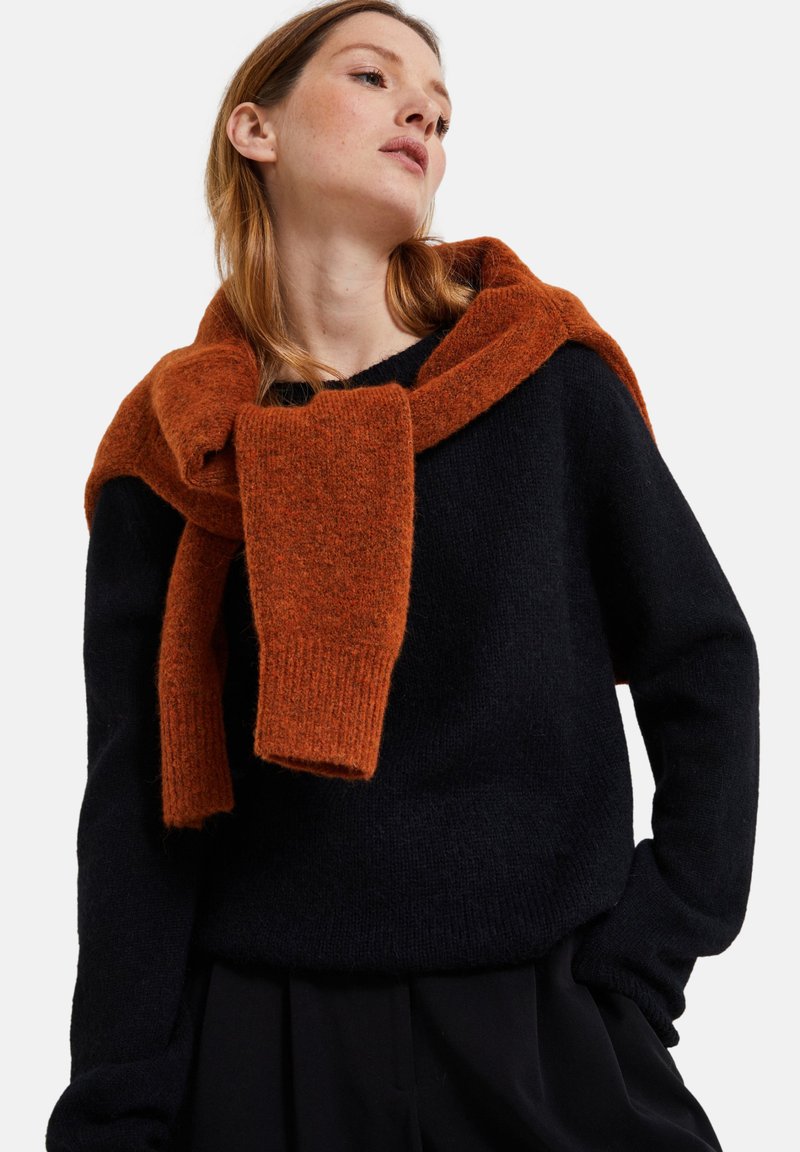 Monoprix MANCHES LONGUES COL BATEAU - Pullover - noir