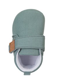 Sterntaler KRABBEL UNI - First shoes - dunkelgrün meliert