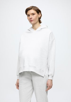 OLMCOSITA L/S SLIT HOOD SWEAT - Sweatshirt - light grey melange detail:no print