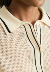 Reiss REGULAR FIT - CECERE TIPPED - Långärmad tröja - neutral