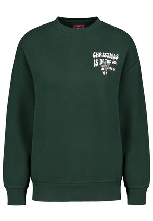 SUBLEVEL WEIHNACHTS - Sweatshirt - dark green