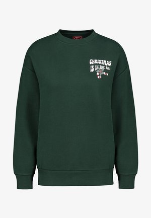 Sublevel SUBLEVEL WEIHNACHTS - Sweatshirt - dark green
