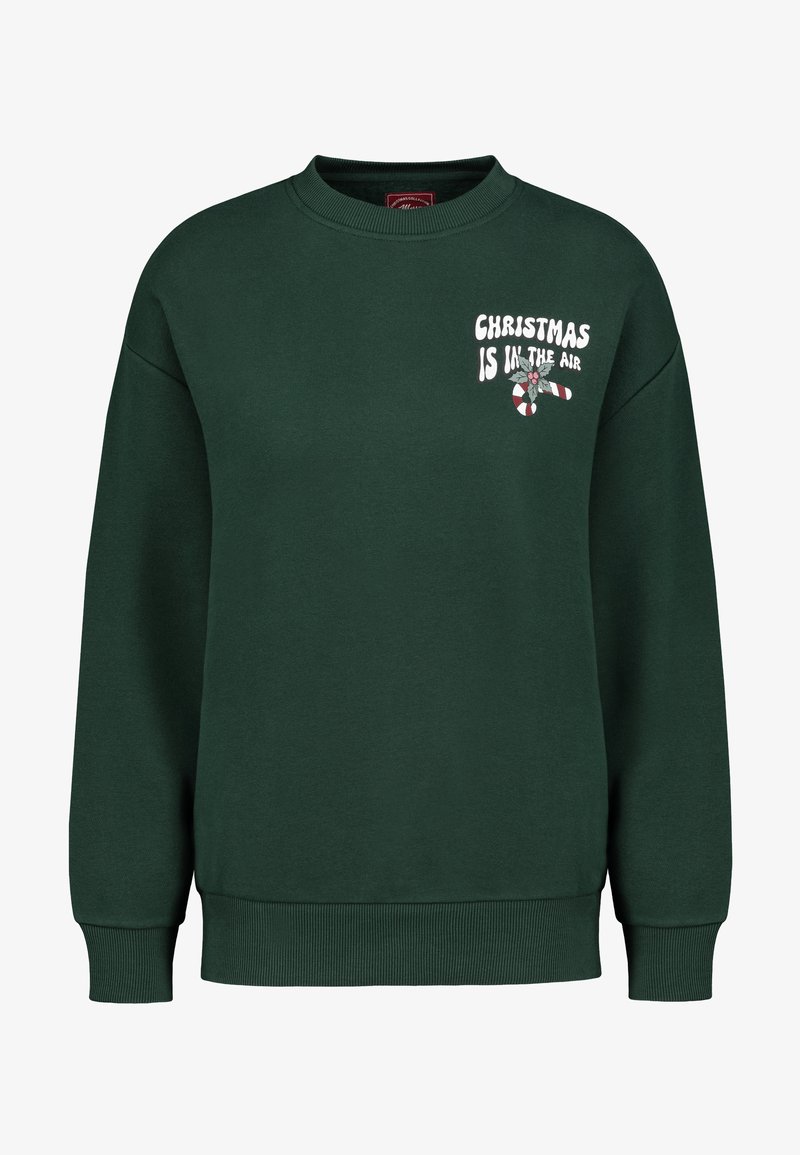 Sublevel SUBLEVEL WEIHNACHTS - Sweatshirt - dark green