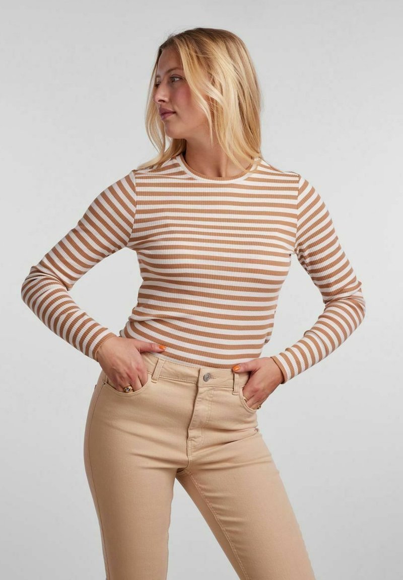 Pieces Langarmshirt - indian tan