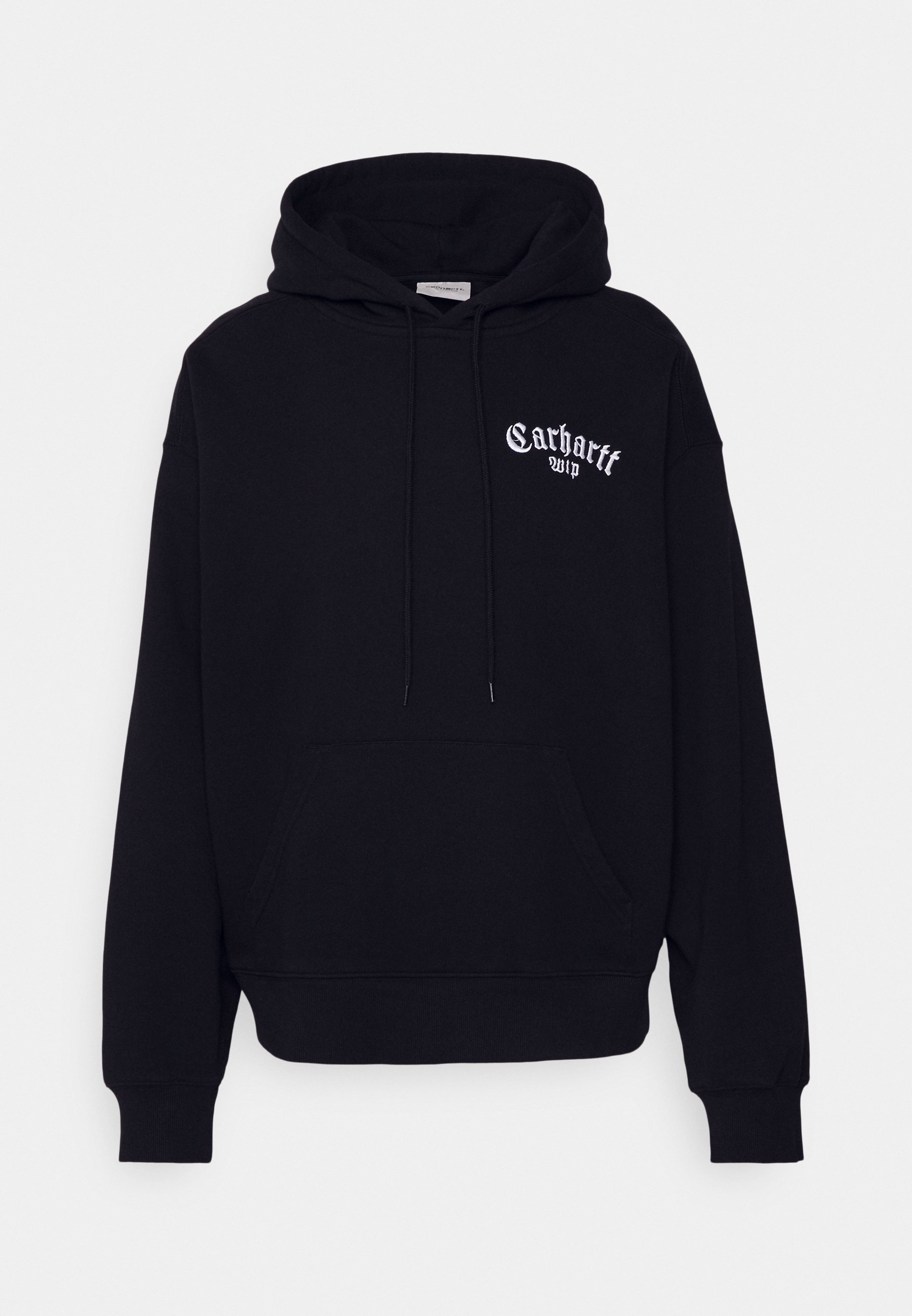 Carhartt WIP HOODED ONYX SCRIPT - Hoodie - black/white/black