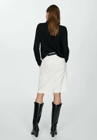Mango Strickpullover - black