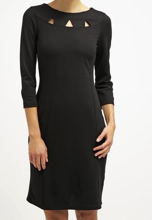 Vestito di maglina - black