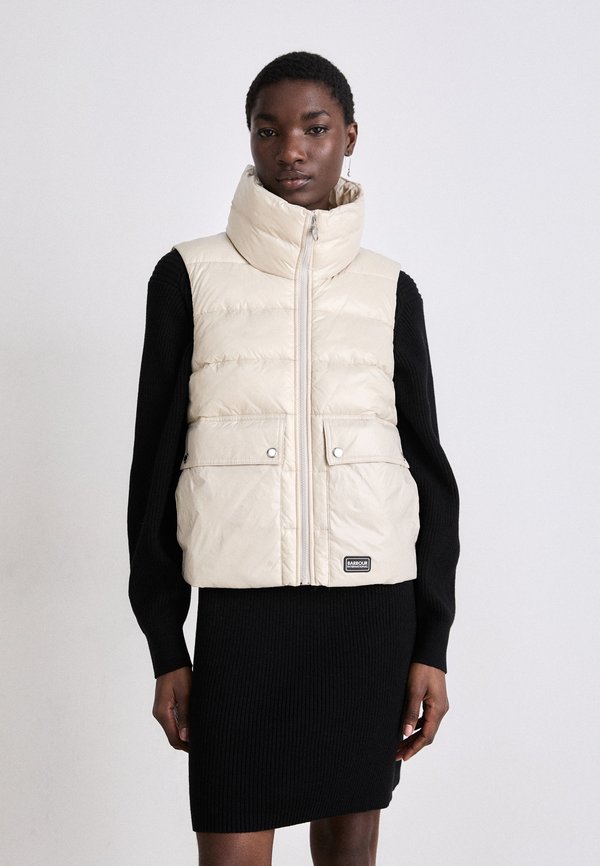 GRIFFIN PUFFER GILET - Waistcoat - silver cloud