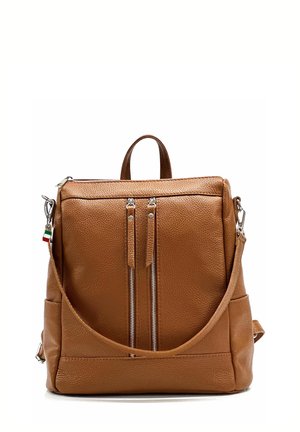 DrachenLeder, Tagesrucksack - braun, tan
