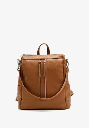 DrachenLeder, Tagesrucksack - braun, tan