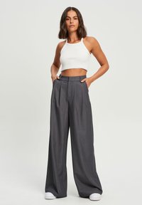 CALLI ISLA  - Pantaloni - charcoal grey