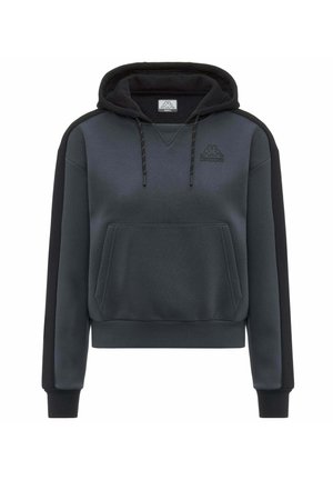 Felpa con cappuccio - grey ink black