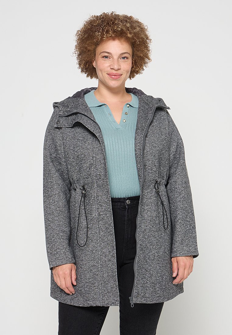 ONLY Carmakoma Parka donkergrijs