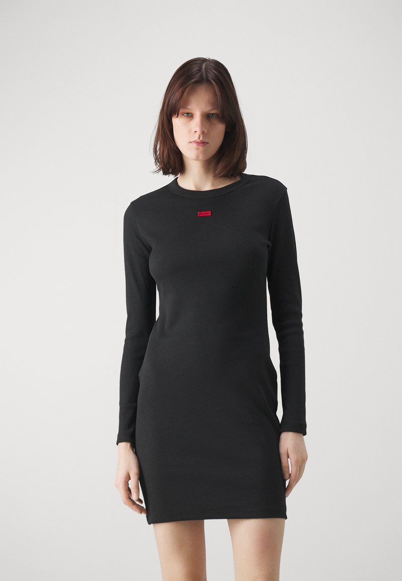 HUGO NEMALIA - Shift dress - black - Zalando.co.uk