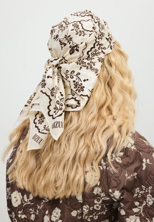 BIZUU, IREN TRIANGLE SCARF - Headscarf - beige