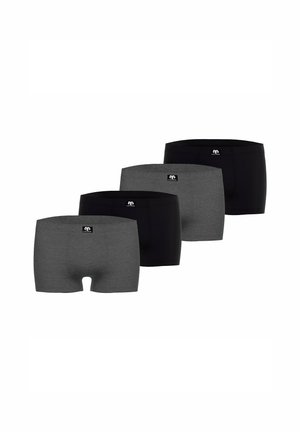 4ER PACK - KONVEX LOGO - Boxerbriefs - schwarz grau