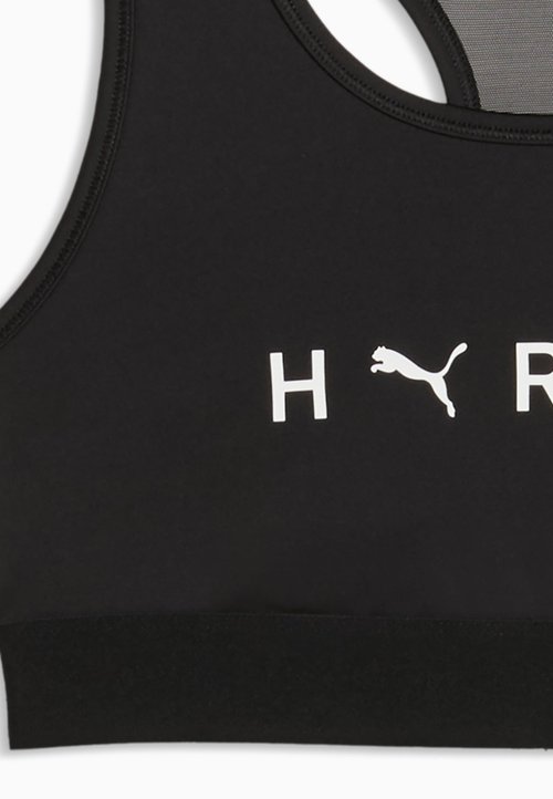 PUMA X HYROX MID BRA - Medium support sports bra black — photo 6