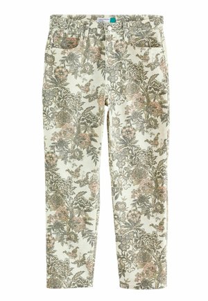 Next, TALL FIT - AUTHENTIC HIGH RISE CITY STRAIGHT LEG JEANS  . - Džínsy mom - ecru tapestry floral