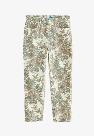 Next, TALL FIT - AUTHENTIC HIGH RISE CITY STRAIGHT LEG JEANS . - Jean Mom - ecru tapestry floral