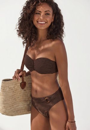 LASCANA, LASCANA BÜGEL-BANDEAU-BIKINI-TOP - Bikini top - braun