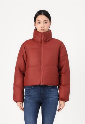 ONLRICKY REVERSE PUFF JACKET - Zimná bunda - spiced apple/rose smoke
